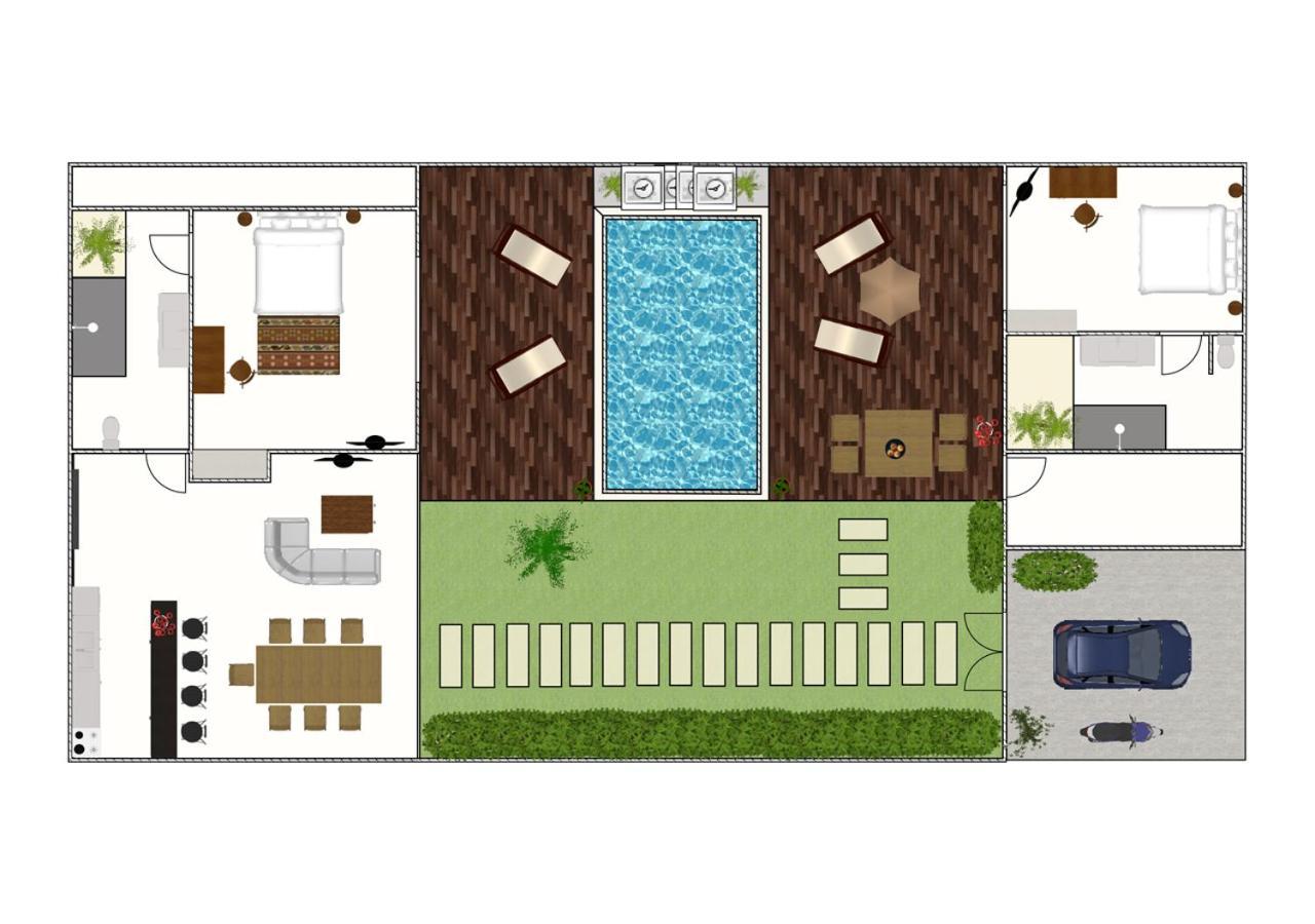 Villa Calypso By Optimum Bali Villas スミニャック エクステリア 写真